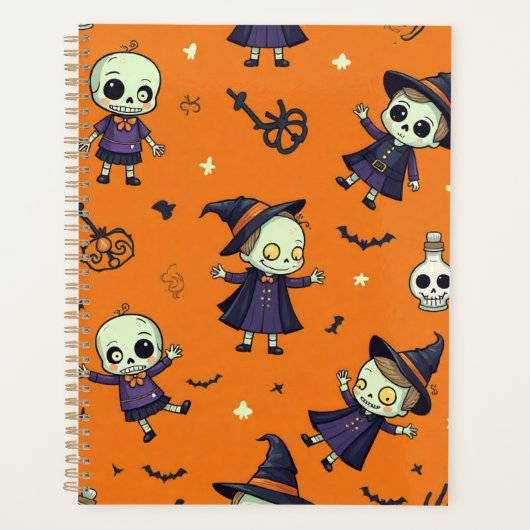 Spooky Chic Halloween kussen - angstaanjagend fees Planner (Voorkant)
