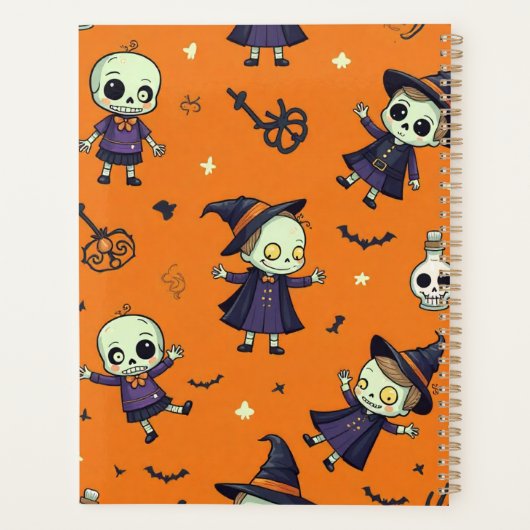 Spooky Chic Halloween kussen - angstaanjagend fees Planner (Achterkant)