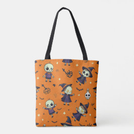 Spooky Chic Halloween kussen - angstaanjagend fees Tote Bag