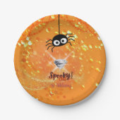 Spooky Chic Halloween Party Paper Bord (Voorkant)