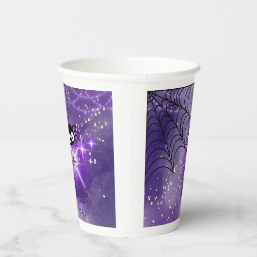 Spooky Chic Halloween Party Paper Cup Papieren Bekers (Rechts)
