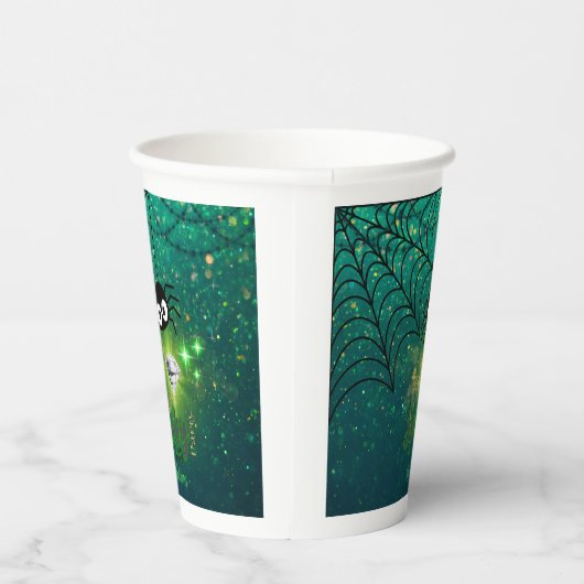 Spooky Chic Halloween Party Paper Cup Papieren Bekers (Rechts)