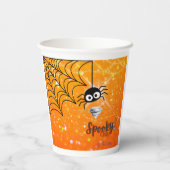 Spooky Chic Halloween Party Paper Cup Papieren Bekers (Achterkant)