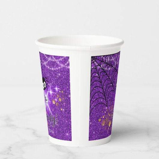 Spooky Chic Halloween Party Paper Cup Papieren Bekers (Rechts)