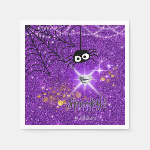 Spooky Chic Halloween Party Papier servet