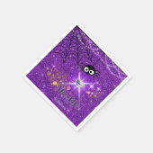 Spooky Chic Halloween Party Papier servet (Hoek)