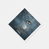 Spooky Chic Halloween Party Papier servet (Hoek)