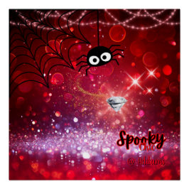Spooky Chic Halloween Party Perfect Poster