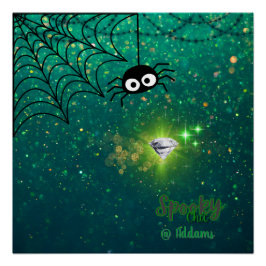 Spooky Chic Halloween Party Perfect Poster