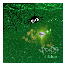 Spooky Chic Halloween Party Perfect Poster