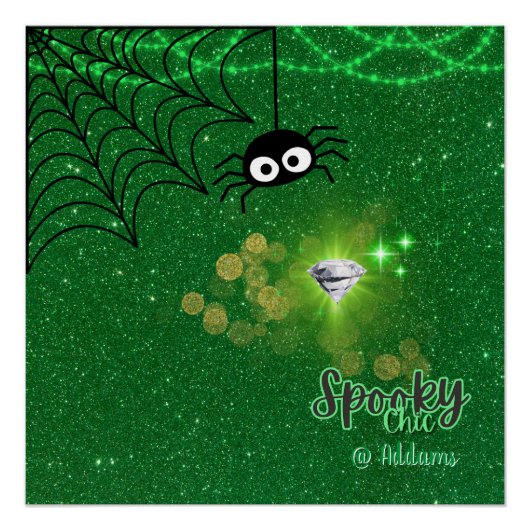 Spooky Chic Halloween Party Perfect Poster (Voorkant)