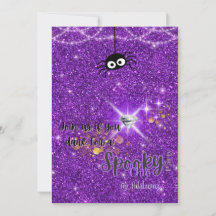 Spooky Chic Halloween Party Uitnodiging