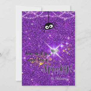 Spooky Chic Halloween Party Uitnodiging