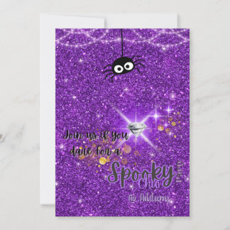 Spooky Chic Halloween Party Uitnodiging