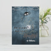 Spooky Chic Halloween Party Uitnodiging (Staand voorkant)