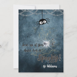 Spooky Chic Halloween Party Uitnodiging