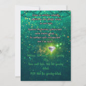 Spooky Chic Halloween Party Uitnodiging (Achterkant)