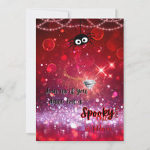 Spooky Chic Halloween Party Uitnodiging
