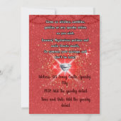 Spooky Chic Halloween Party Uitnodiging (Achterkant)