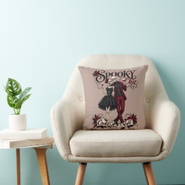 Spooky Chic Skelet Koppel Halloween Cocktail T S Kussen