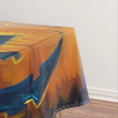 Spooky Chow Chow Dog Halloween Heks en Pompoen Tafelkleed (Voorbeeld)