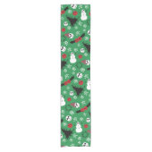 Spooky Christmas griezelig Gothic thema vakantie Korte Tafelloper (Voorkant)