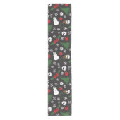 Spooky Christmas griezelig Gothic thema vakantie Korte Tafelloper (Voorkant)