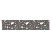 Spooky Christmas griezelig Gothic thema vakantie Korte Tafelloper (Horizontaal)