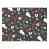 Spooky Christmas griezelig Gothic thema vakantie Tafelkleed (Voorkant (Horizontaal))