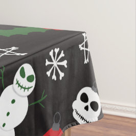 Spooky Christmas griezelig Gothic thema vakantie Tafelkleed