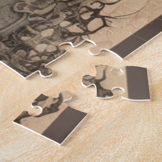 Spooky Christmas Krampus Legpuzzel (Zijkant)