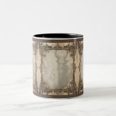 Spooky Christmas Krampus Tweekleurige Koffiemok (Center)