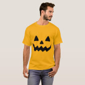 Spooky Classic Jack-o'-Lantern Face T-shirt (Voorkant volledig)