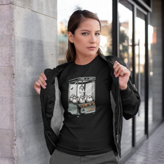 Spooky Claw Machine Ghost Grabber T-shirt