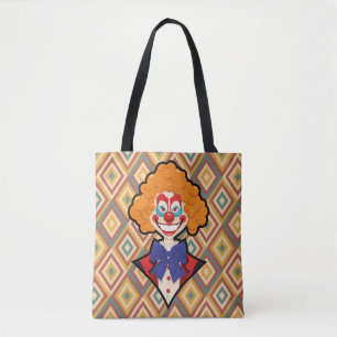 Spooky Clown Retro Halloween Creepy Carnaval Tote Bag