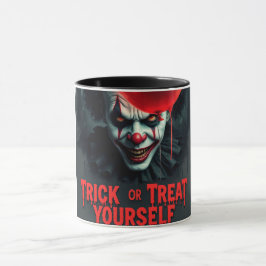 Spooky Clown Trick-or-Treat Halloween Mok