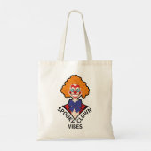 Spooky Clown Vibes Creepy Retro Circus Halloween Tote Bag (Achterkant)