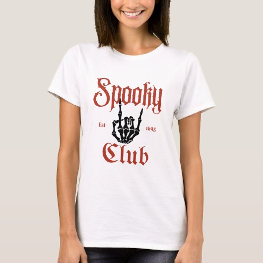 Spooky Club Halloween T-shirt (Voorkant)