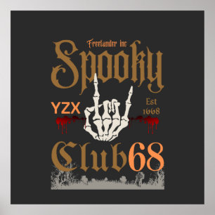 Spooky club Sierkussen Poster