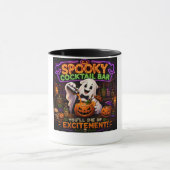 Spooky Cocktail Bar Halloween Geest Mok (Midden)