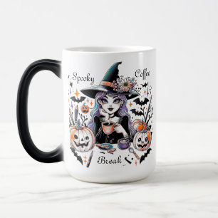Spooky Coffee Break Halloween Witch Magische Mok