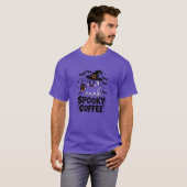 Spooky Coffee retro T-shirt (Voorkant volledig)