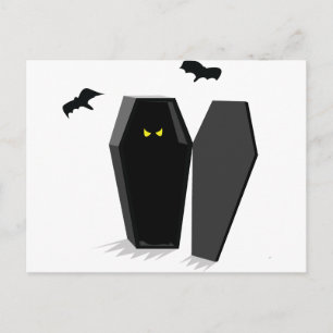 Spooky Coffin Briefkaart