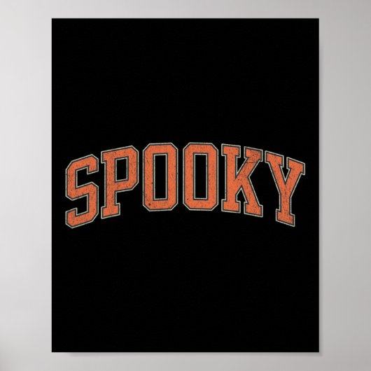 Spooky Collage Style Stay Spooky Herfst Halloween Poster (Voorkant)