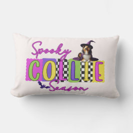 Spooky Collie Halloween Pillow Kussen