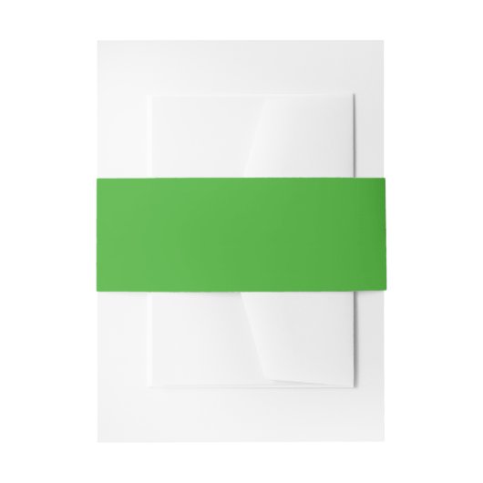 Spooky Colors - Heldergroene buikband Uitnodigingen Wikkel (Voorkant Voorbeeld)