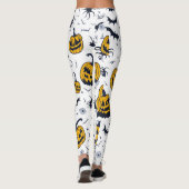 Spooky Comfort: Halloween-geïnspireerde Leggings (Achterkant)