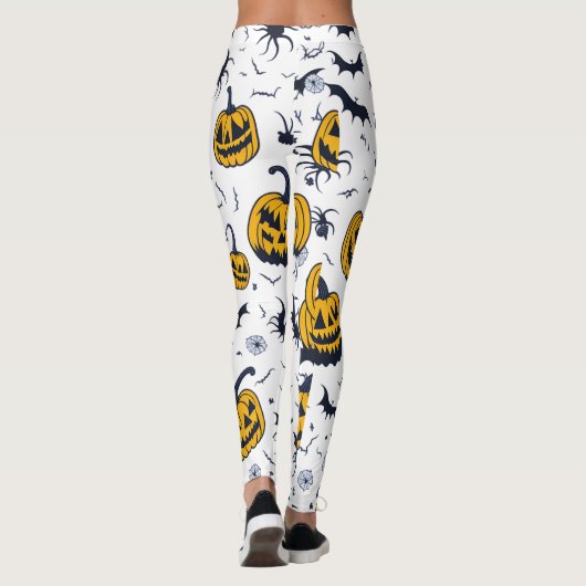 Spooky Comfort: Halloween-geïnspireerde Leggings (Achterkant)