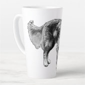 Spooky Comic Dog Mug Latte Mok (Linkerhoek)