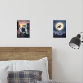 Spooky Cool Ghost Fun & Witchy Halloween Muurkunst Sets (Slaapkamer)